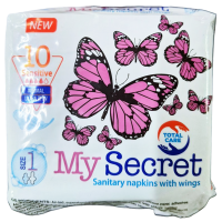 Гигиенические прокладки My Secret Sensetive 4 капли,  10 шт